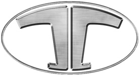 Thunderbolt, the main logo of the company for the sale of tricycles